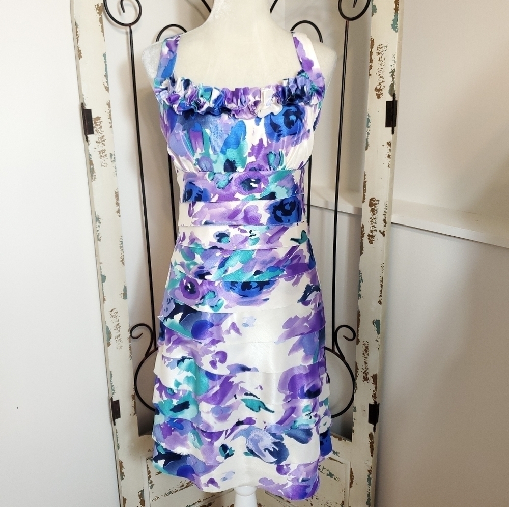 Sophia Cristina floral dress size 10